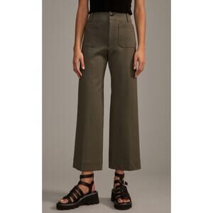 Maeve Anthropologie The Colette Cropped Wide Leg Pants 29P